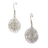 Altesse [K6025] - Boucles acier 'Flora' argenté