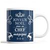 Mug - Noël Chef Homme - Ceramic - Double-sided Print - 325 Ml - Secret Santa Gift