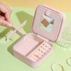 Compact Anti-Oxidation Jewelry Box with Mirror for Earrings, Rings & Accessories