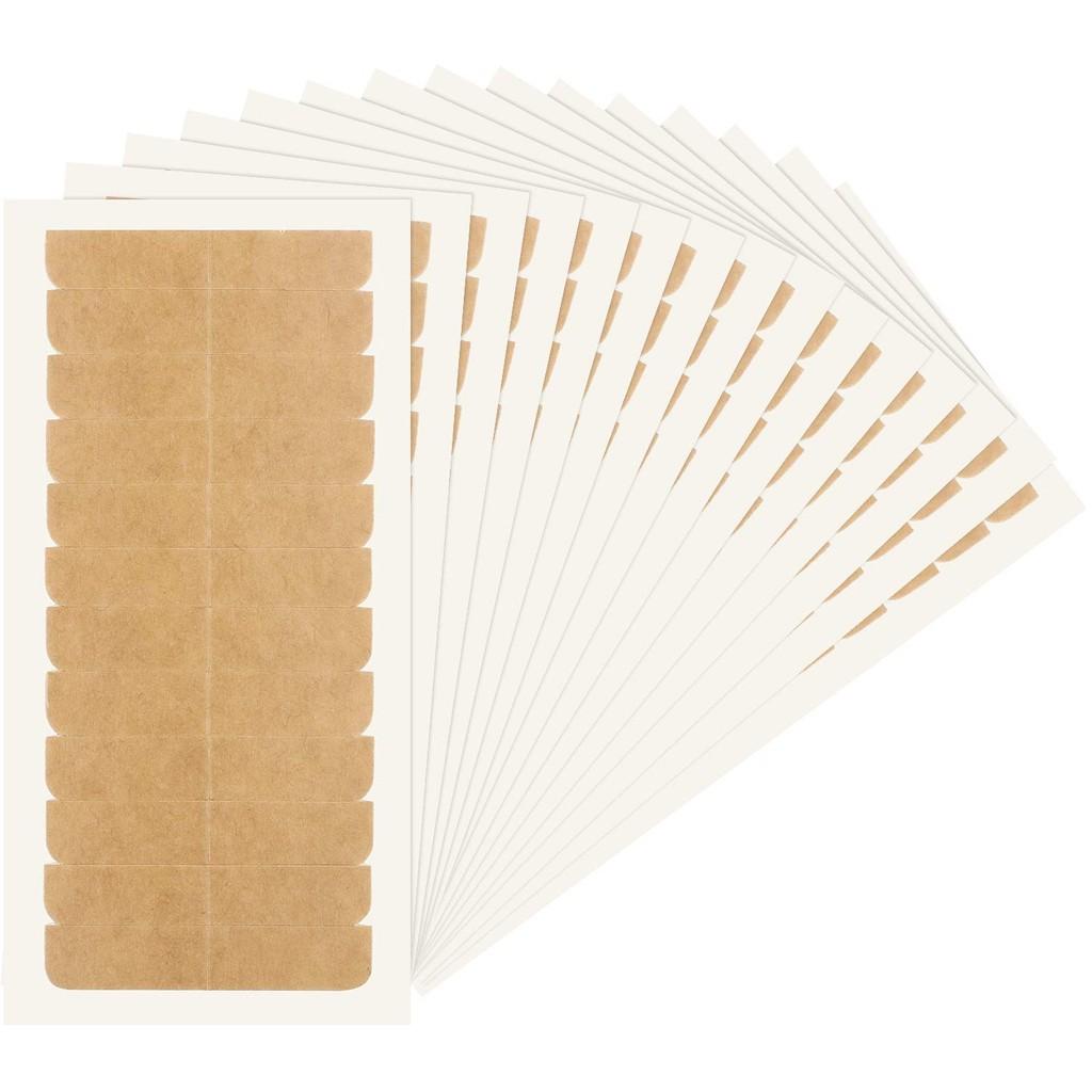 360PCS Double-Sided Hair Extension Tape Tabs 4cmx0.8cm Replacement Tape for Tape-In Extensions Waterproof Invisible Hold