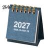 Practical Gift for Students Professionals Mini Desk Calendar 2026-2027, Oct 2026 to Dec 2027 Standing Flip Small Portable Desktop Ornament Calendar,