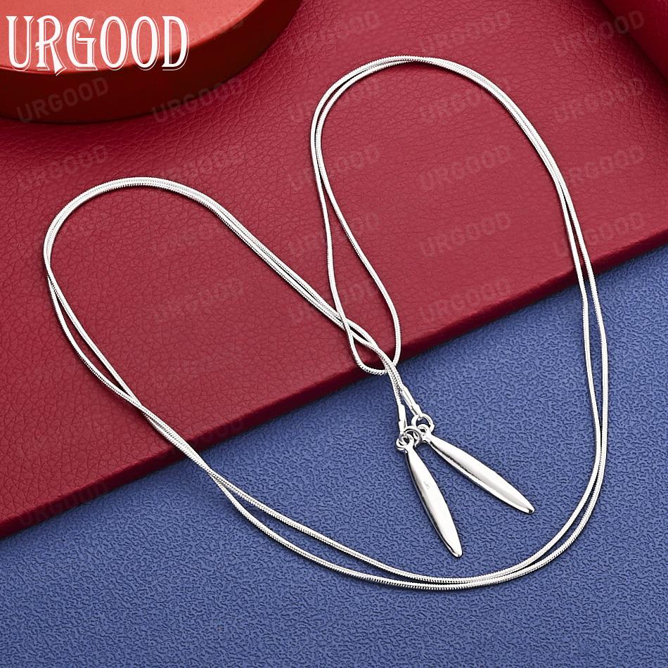 925 Sterling Silver Fashion Tassel Necklace - Banquet Gift Jewelry