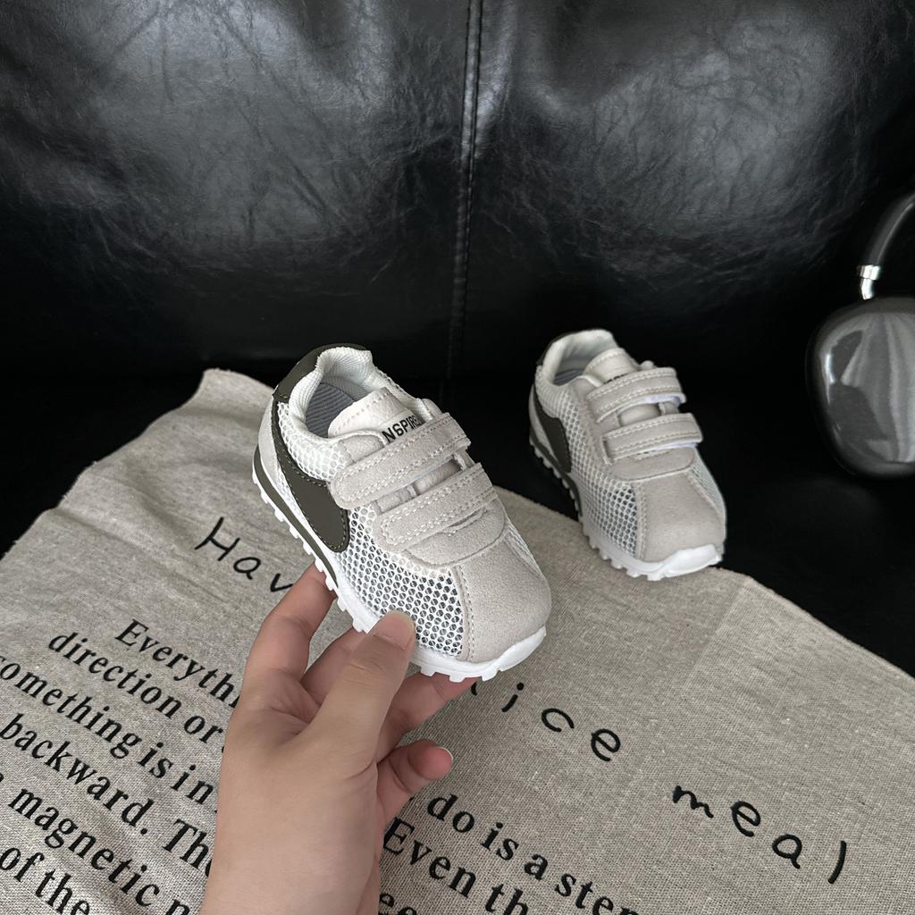 2025 Summer New Baby Functional Shoes 1-3 Toddler Shoes Mesh Breathable Girls Forrest Gump Shoes Boys Net Shoes