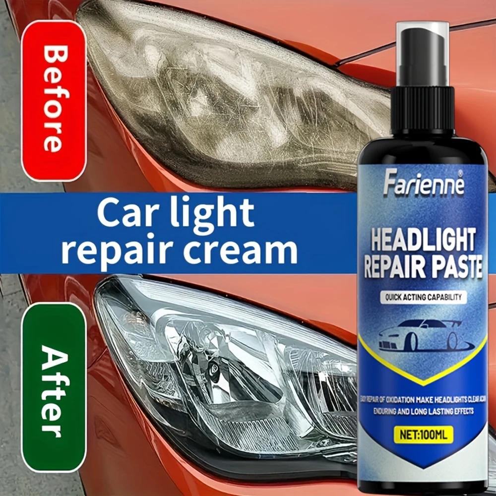 Professionelles Autoscheinwerfer-Restaurationsspray, ein einfach zu bedienendes Scheinwerfer-Wartungsset, das oxidierte, vergilbte und trübe