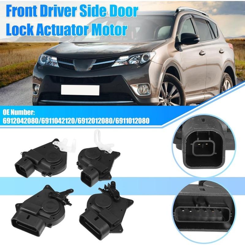4Pcs Front Rear Left Right Side Door Lock Actuator Motor for Toyota RAV4 00-05 69120-42080 69110-42120 69120-12080 69110-12080