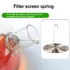 2/4 Pièces Passoire Bec de Théière Portable Spirale Filtre à Café Passoire à Thé Acier Inoxydable Crochet Courbé Infuseur à Thé Gadget de Cuisine