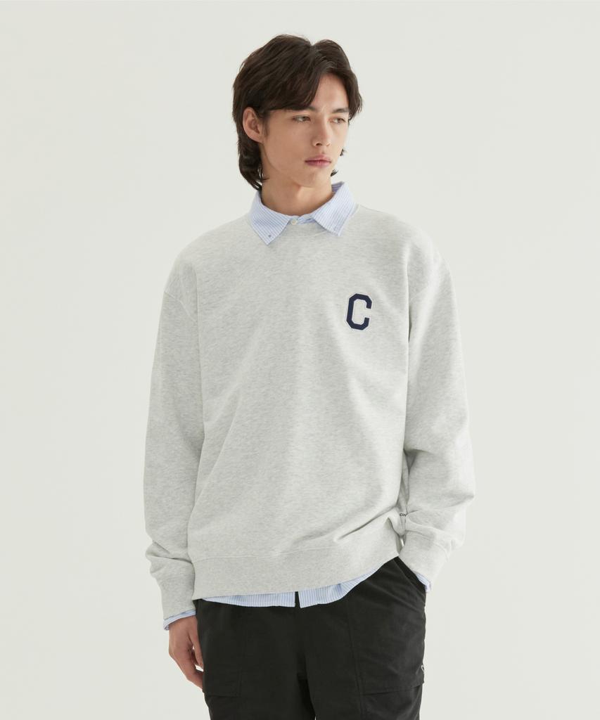 COVERNAT C Logo Sweatshirt Heather Gray