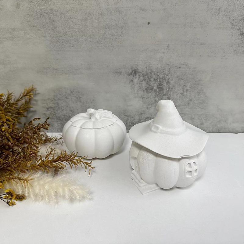 1PC Spooky Pumpkin Container Silicone Crafting Mold Silicone Mold