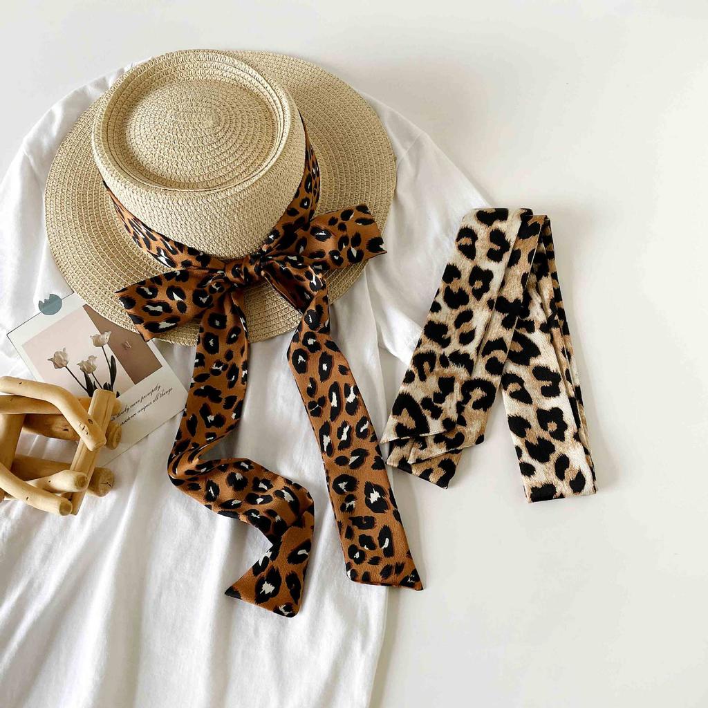 Verlängerter Polka Dot Kleiner Langer Schal, Einfacher Und Vielseitiger Seidenschal Hals, Kleiner Quadratischer Schal, Schlanker Und Schmaler Seidenschal Damen Gebundene Tasche