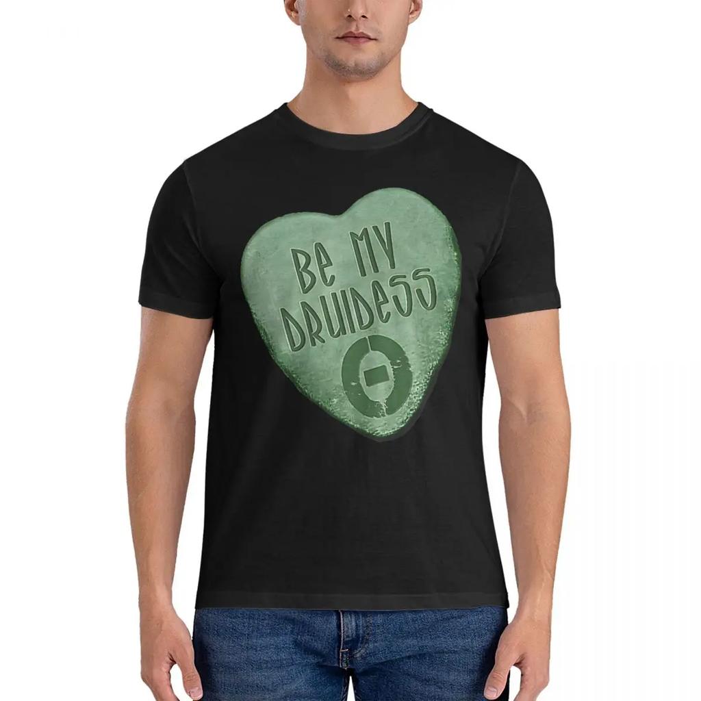 BE MY DRUIDESS CANDY HEART T Shirts Type O Negative 100% Cotton Clothes Novelty Short Sleeve Crew Neck Tees Original T-Shirt