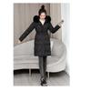 Down Jacket for Women Winter New Style Large Fur Collar Mid-length Thickened Waist Coat