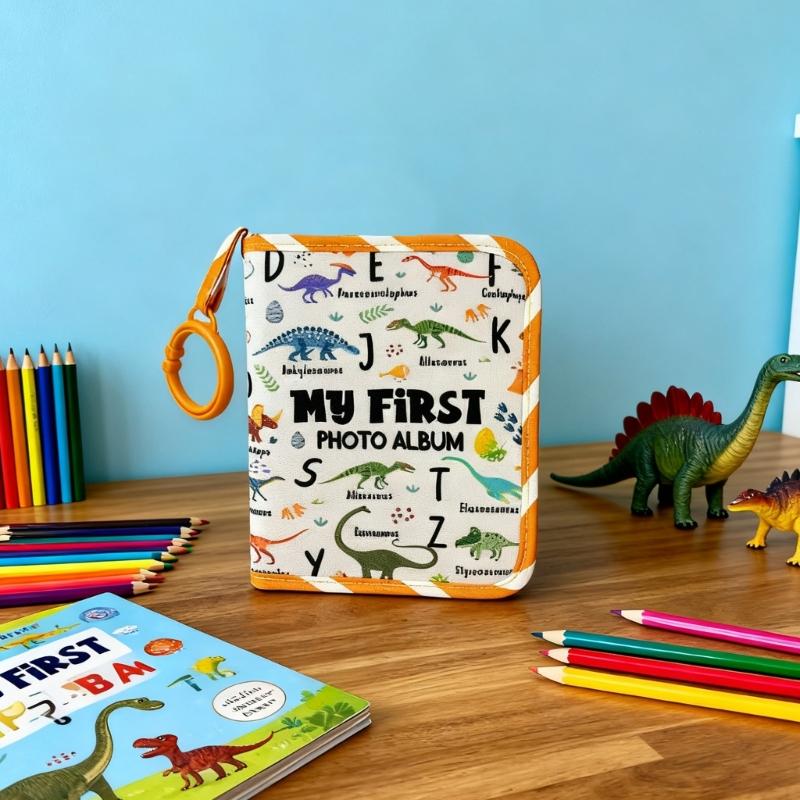 Álbum de Família Meus Primeiros do Bebê, Álbum de Fotos de Bebê 10x15 Livro de Fotos de Tecido Macio, Álbum de Tecido para Bebê com Bolso para Fotos para Recém-nascidos