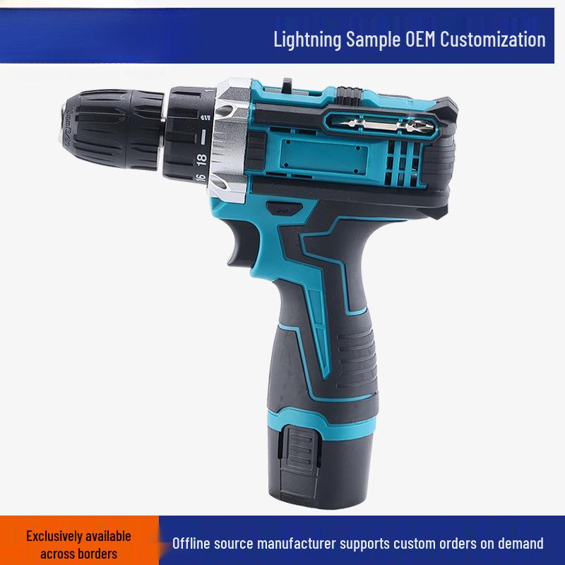 

Multifunctional Rechargeable Lithium Drill & Screwdriver Set Bare Tool with Box