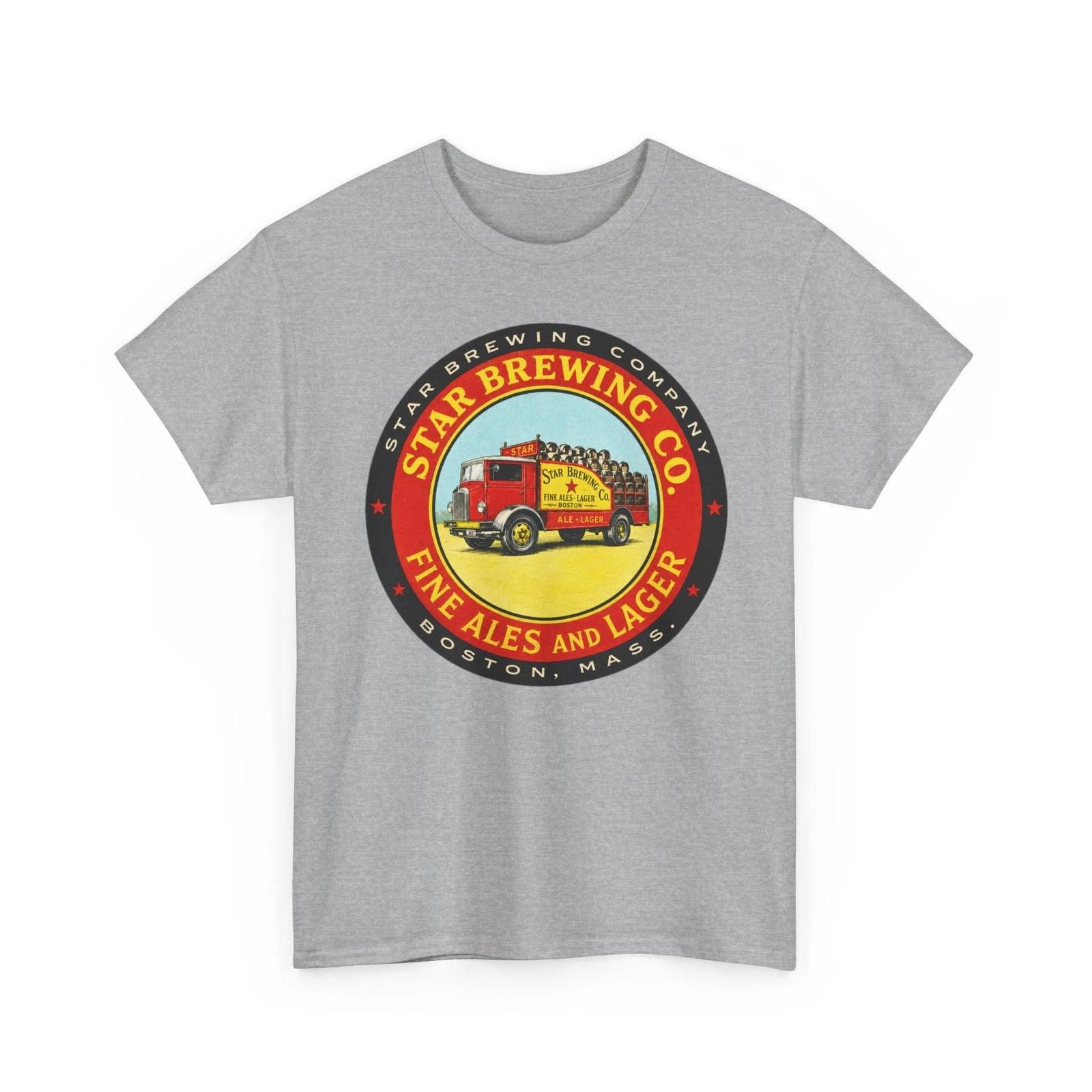Star Brewing Co Boston MA Ales Beer Beer Delivery Truck Retro Breweriana T-Sirt L