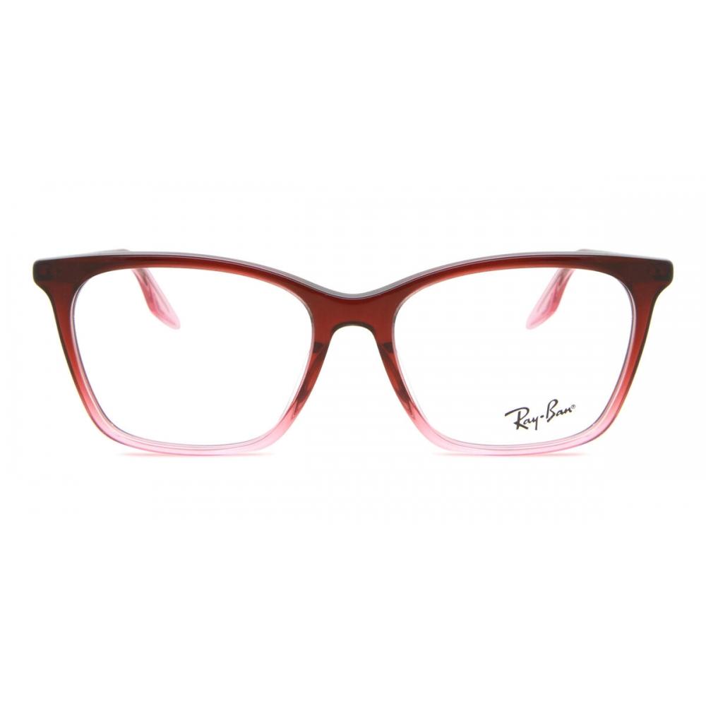 

Ray Ban Rx5422 8311 Women Eyeglasses Transparent Red/Pink/52-16-140