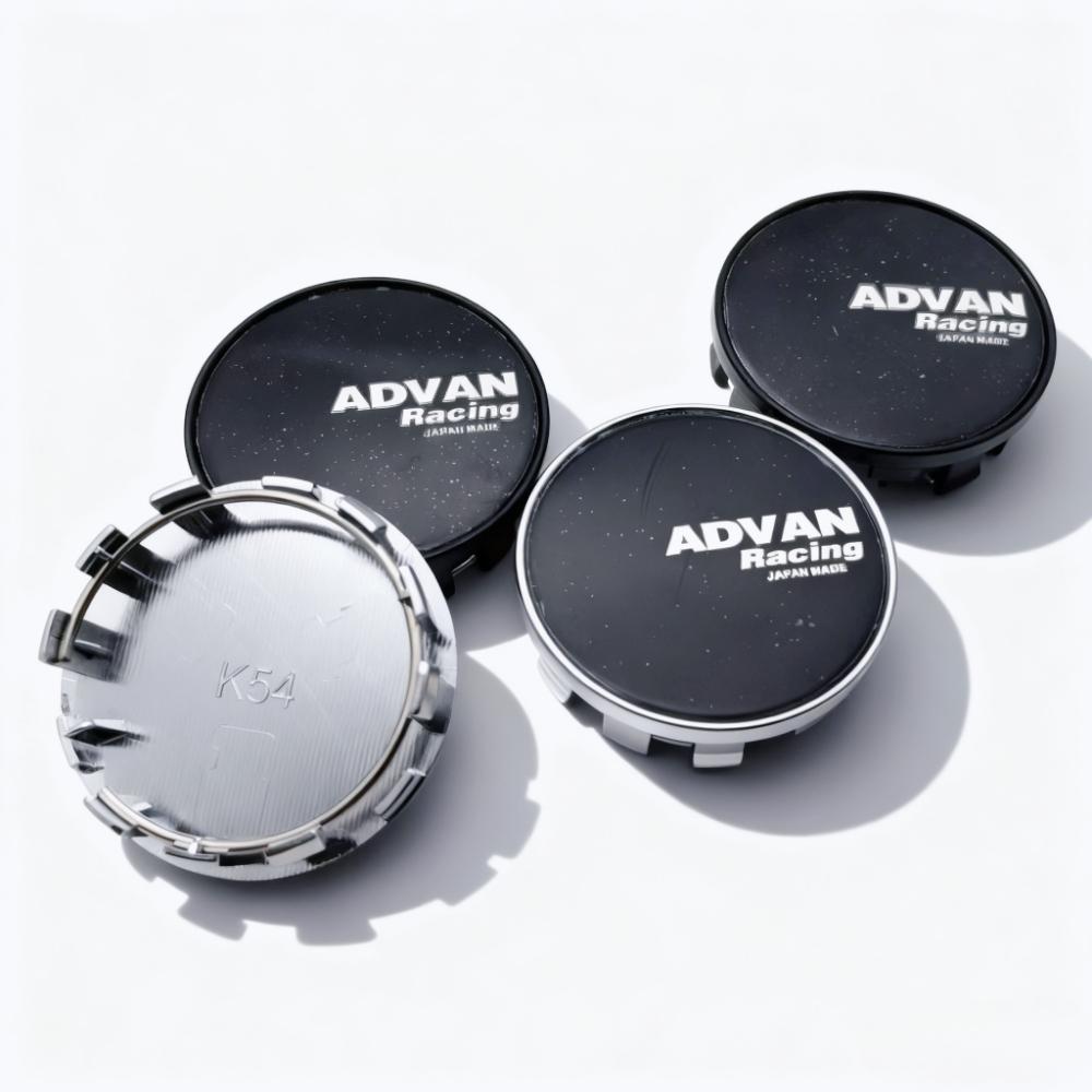 4pcs ADVAN Logo Emblem Car Wheel Center Caps 54MM 50MM Wheels Hub Cap Advan Racing Badge Rim Hubcaps Dust Cover Car Accessories
