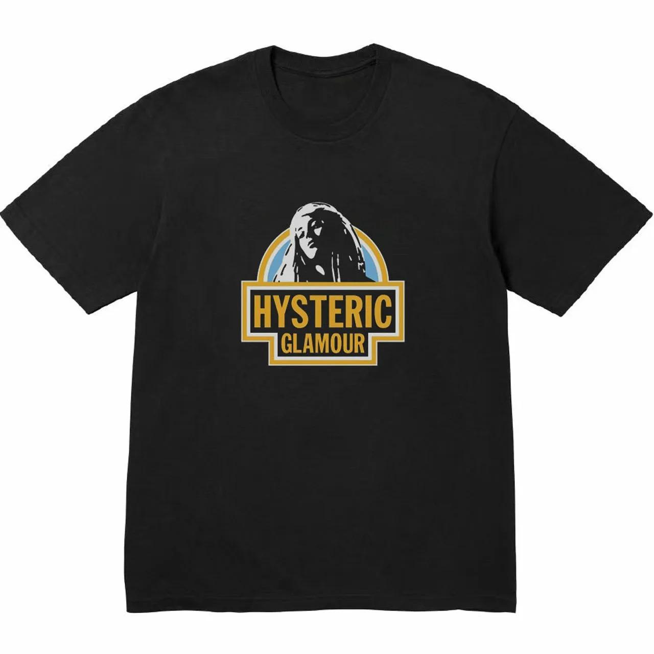 

Горячая Распродажа Hysteric Glamour Футболка с Графическим Принтом Мужская Женская Американское Ретро Футболка Уличная Культура Хипстер Нишевый Летний Новый Бренд Оверсайз Топ 4XL