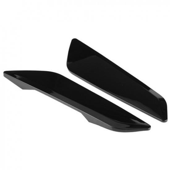 1Pair Car Vents Decorative Cover Trim Glossy Black For BMW 5Series G30 2017 2018