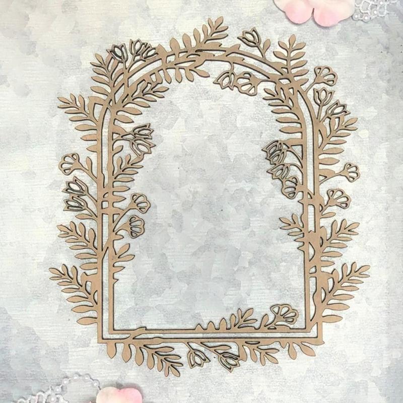 Leaf Frame Carbon Steel Die Cut Stencil Decorative Embossing Paper Dies for Scrapbooking Photo Album Card Making
