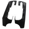For Harley Touring Electra Glide Street Glide Road King Ultra Classic 1994+ Black Moto 4" Hard Stretched Saddle Bag Extension