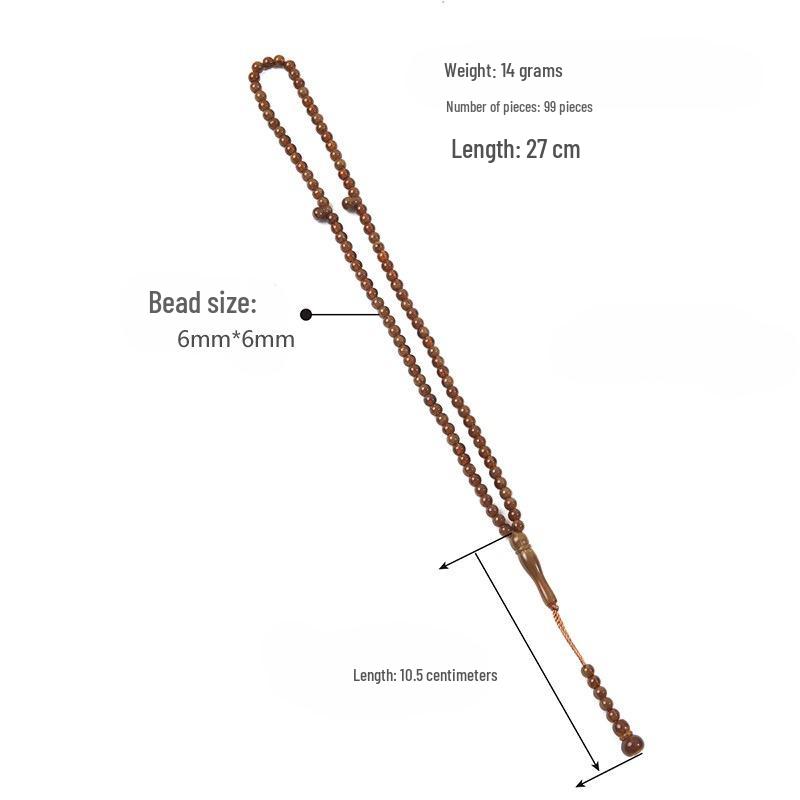 Tasbih musulman cu 99 de mărgele pentru rugăciune din Arabia Saudită