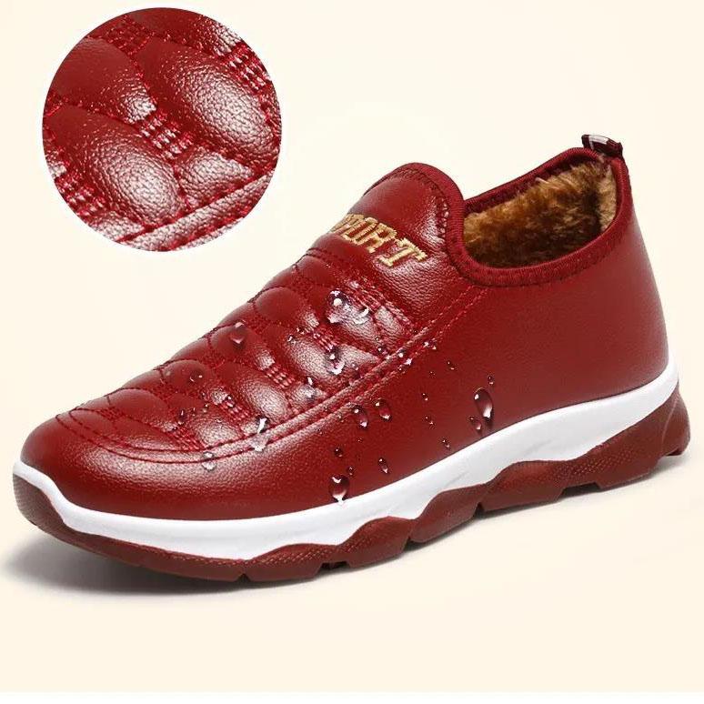 Damskie zimowe uniwersalne jednokolorowe buty z grubymi podeszwami Obuwie sportowe antypoślizgowe płaskie buty do chodzenia