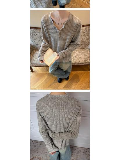 2025 Retro Vertical Stripe Long Sleeve Sweater - Unisex Autumn Trend