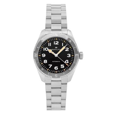 Khaki Field Expedition Edelstahl schwarzes Zifferblatt Automatik H70315130 100M Herrenuhr