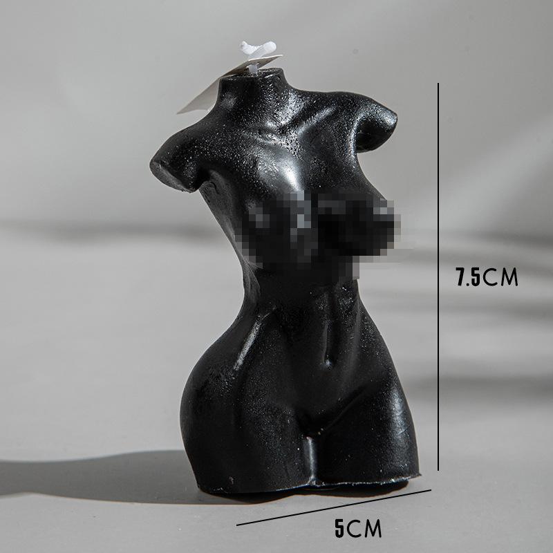 

Creative Men and Women Body Aromatherapy Candles Handmade Candle Ornament Gift