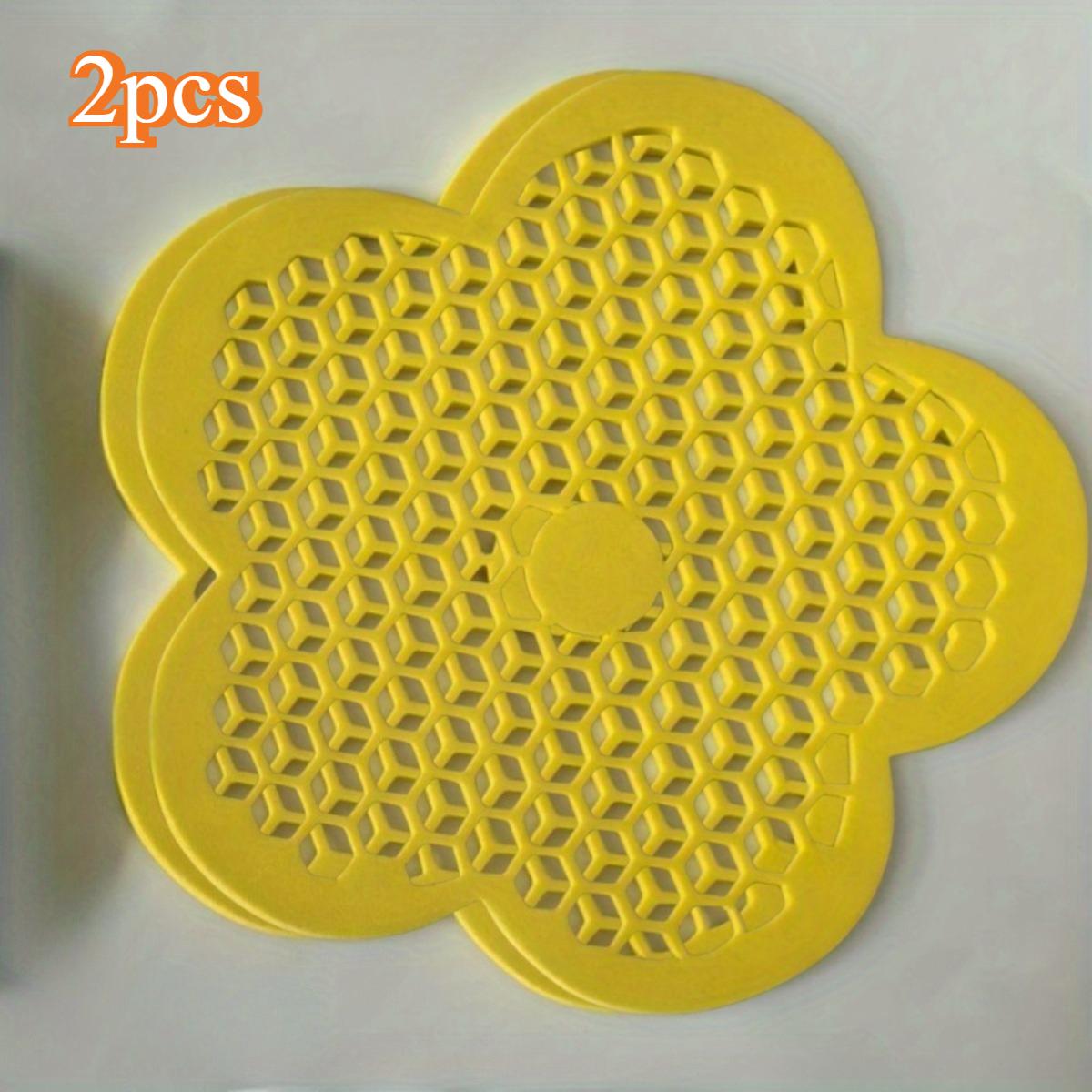 Honeycomb Flower Design |   Modern Bee Butterfly Watering Station, Decorative Garden Pond With Feeder, Suitable For Pollinators And Lnsects 2pcs жёлтый