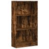 VidaXL Bookcase Smoked Oak 60x24x109 Cm Engineered Wood, Bookshelf, Book Holder, Book Support, Cabinet of 857807