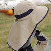 Sun Protection Kids Sunscreen Hat Shawl Children Beach Cap Quick Dry Baby Fisherman Hat  Girls