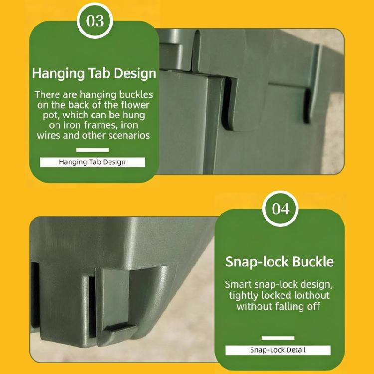 Stylish Wall Hanging Flower Pots Light weight Wall Mounted Plant Pots for Adding Greeneries to Any Living Spaces