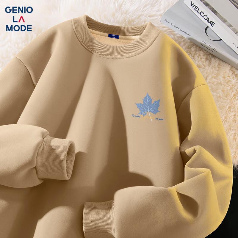 

GENIOLAMODE Men s Fleece-Lined Sweatshirt 3XL