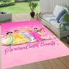 1pc Princess Pattern Area Rug Soft Flannel Floor Mat for Living Room,Office,Bedroom and Carpet,Sofa Coffee Table Floor Mat