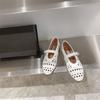 Hollow Out Women's Shoes, Breathable Soft Soled Sandals, Women's Flat Bottomed Comfortable Dancing Shoes