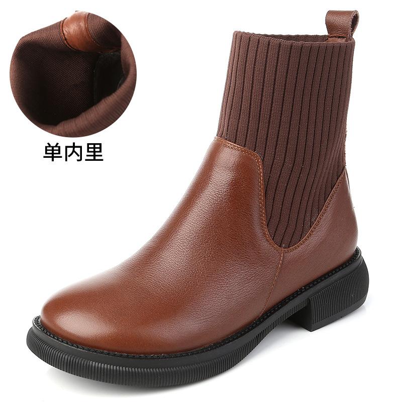 Mujeres de viento marca Rosa botas de nieve mujer de moda de otoño invierno  tendencias botas botines comprar a buen precio — entrega gratuita, reseñas  reales con fotos — Joom