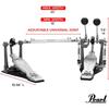 Pearl Pearl Drum Twin Pedal Eliminator Solo “BLACK” Round Cam Duo Beater P-1032