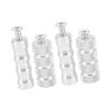 2 Pair Motorcycle Brake Foot Peg CNC Process Plating Precise Fit For M6 6mm Mounting Bolts Motorbike