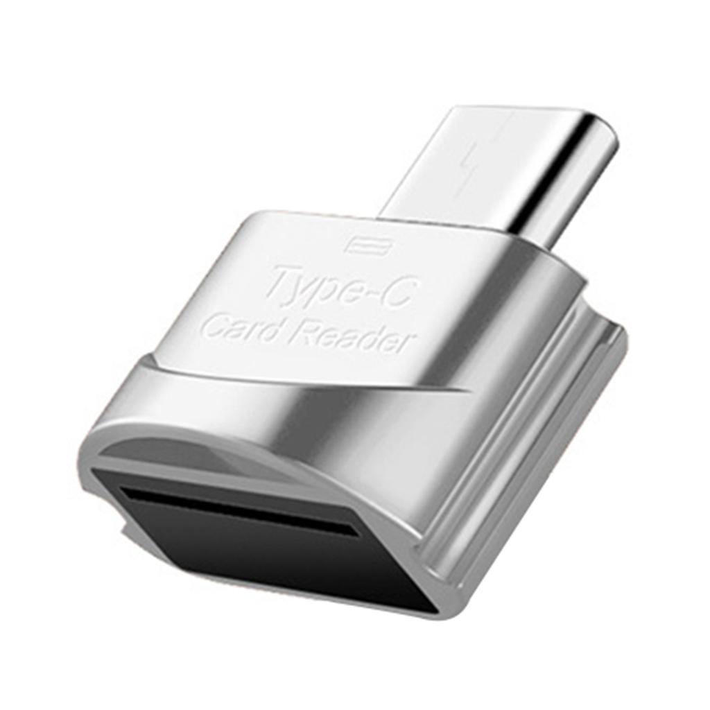 Mini Portable Type-c 3.1 Micro USB OTG Adapter High Speed Aluminum Alloy Memory Card Reader