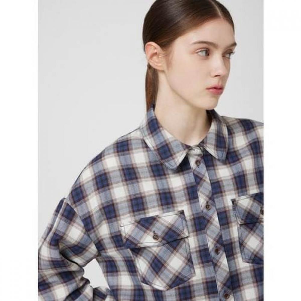 Cc Collect Patch Pocket Check Shirt C253msc004