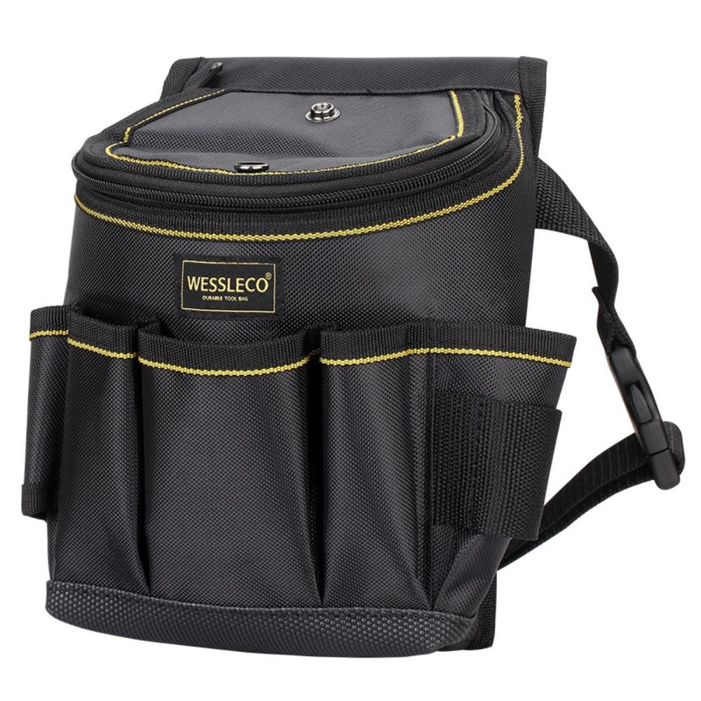 Torba biodrowa na narzędzia, wielofunkcyjna, torba na narzędzia do napraw, mały rozmiar, płótno, pas elektryka, zestaw narzędzi, na place budowy