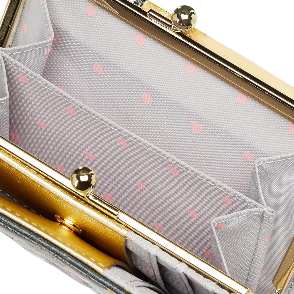 Tsumori Chisato Galaxy Panel Bifold Wallet, Black, Clasp Closure, Billfold