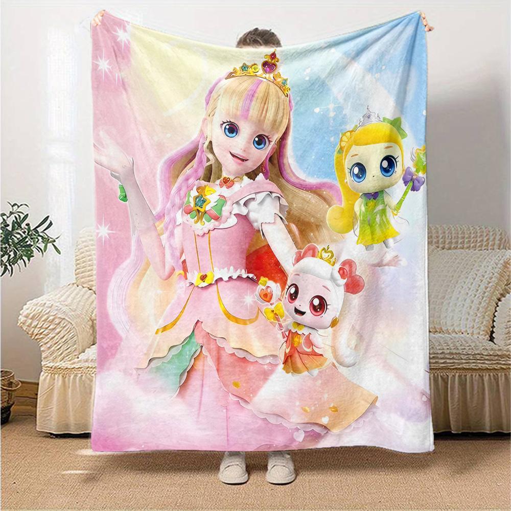 1pc Catch Teenieping Magic Sweethear (7) Blanket, Gift, for Men and Women, Soft Blanket, Good for Sofa Bed Couch Travel, Lightweight Flannel Blanket