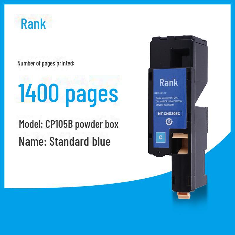 Gezhige Toner Cartridge for Fuji Xerox Models CP105B, CM215F, CM205B, CM215B