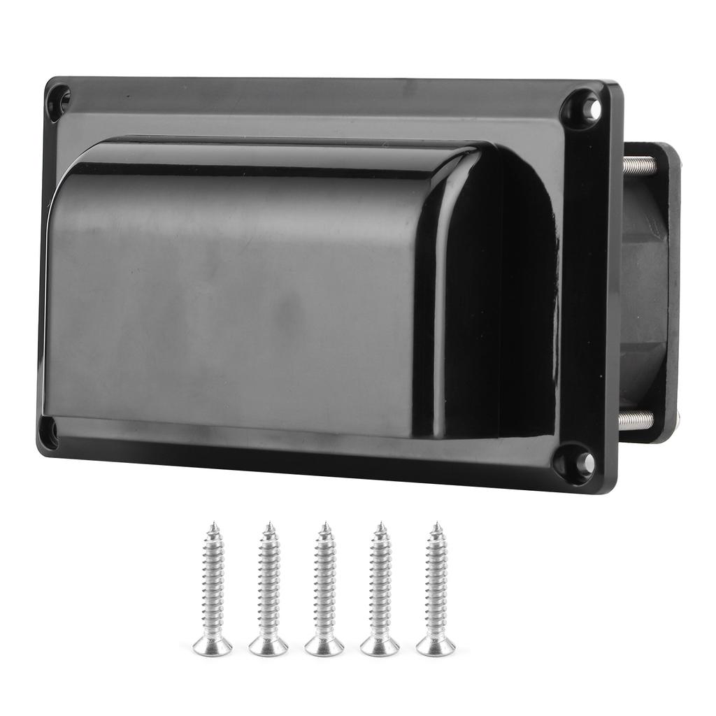 Side Air Vent Ventilation Exhaust Fan Motorhome Trailer RV Black 12V for Trailer Boat Marine Yacht Side Ventilation Exhaust Fan