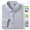 New 100% Pure Cotton Striped Shirt For Men's Long Sleeve Casual Regular Fit Soft Comfortable Business Social Shirts Men Clothing