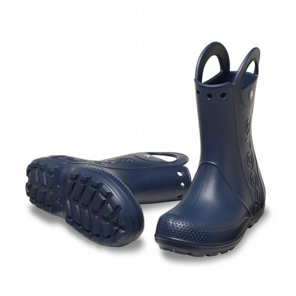 [Crocs Shoes] Crocs Official Toddler Handle It Rain Boot Navy  25skbt211056 
