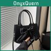 Stilvolle Mini-Schleifen-Handtasche für Damen in elegantem Schwarz und schicken Farben