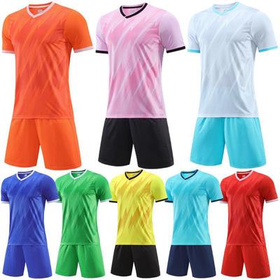 Soccer Uniform Set, Boys, Primary School Football Sportswear, Children'S Training Clothes, Short-Sleeved Soccer Uniforms, Team Uniforms
